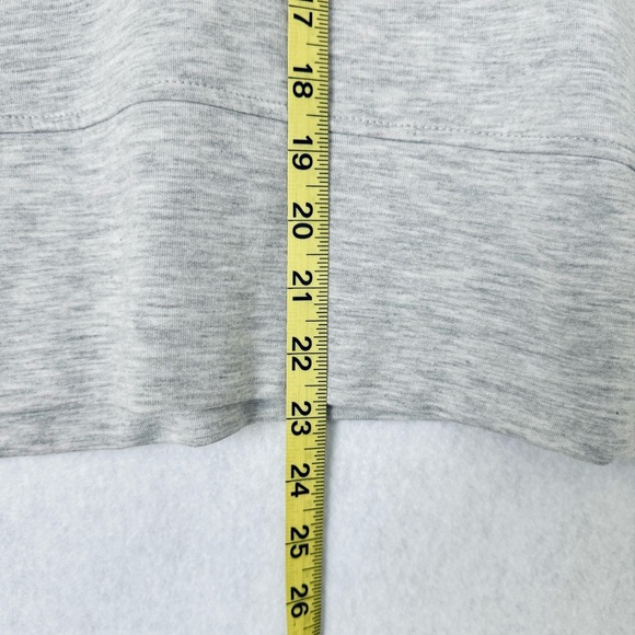 Yogalicious Sweatshirt Womens XL Gray Long Sleeves Cropped Cowl Neck Athleisure - Picture 15 of 15